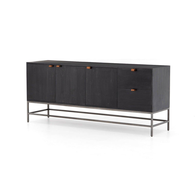 Trey Sideboard Black Wash Poplar - Grove Collective