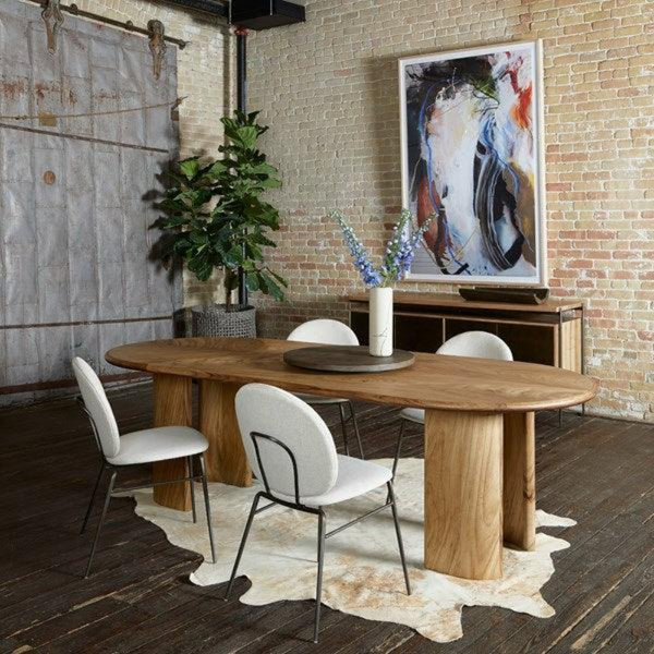 Lunas Oval Dining Table - Grove Collective