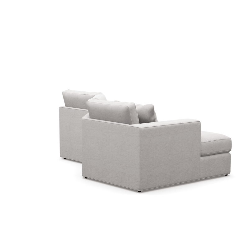 Milford Modular Sectional - Left Arm Facing Dropback Loveseat - Grove Collective