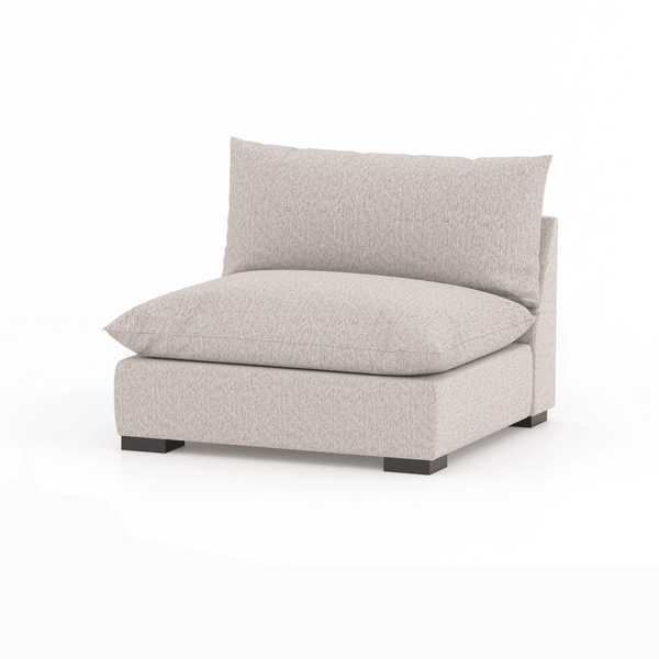 Westwood Modular Sectional Bayside Pebble Armless - Grove Collective