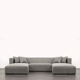 Clifton U-Shape Sectional - Grey - Grove Collective