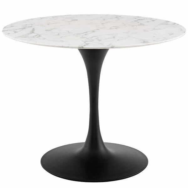 Liz Black Round Dining Table - Grove Collective