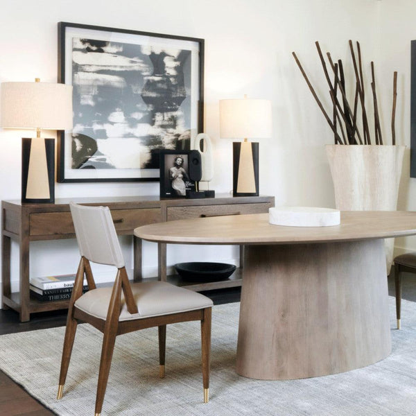 Maxwell Oval Dining Table - Grove Collective