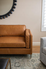 Emery Butterscotch Leather Sofa - Grove Collective