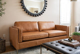 Emery Butterscotch Leather Sofa - Grove Collective