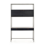 Trey Modular Wall Desk Black Wash Poplar - Grove Collective