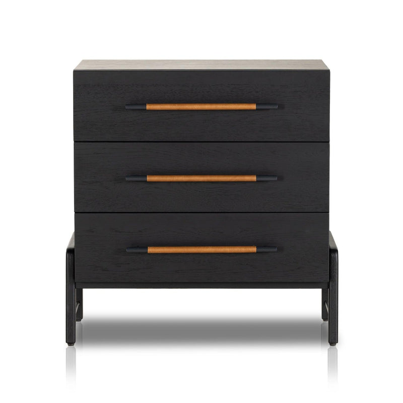 Rosedale 3 Drawer Nightstand - Grove Collective