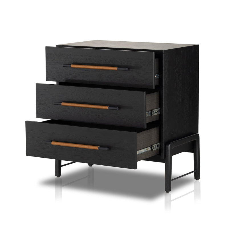 Rosedale 3 Drawer Nightstand - Grove Collective