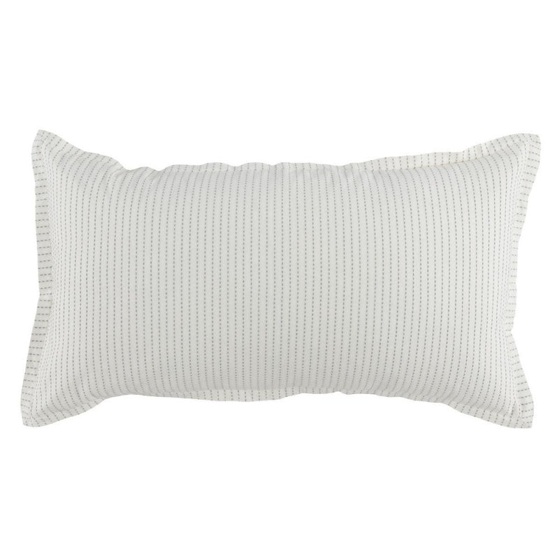 Karina Ivory Gray Bedding - Grove Collective