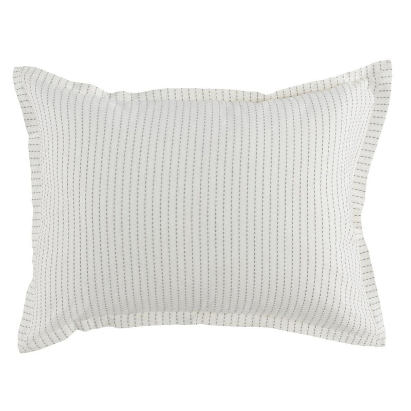 Karina Ivory Gray Bedding - Grove Collective